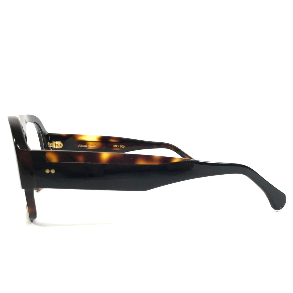 Alfred Kerbs Eyeglasses Frames NAMA BKHV Black Havana Oversized Thick 58-10-140